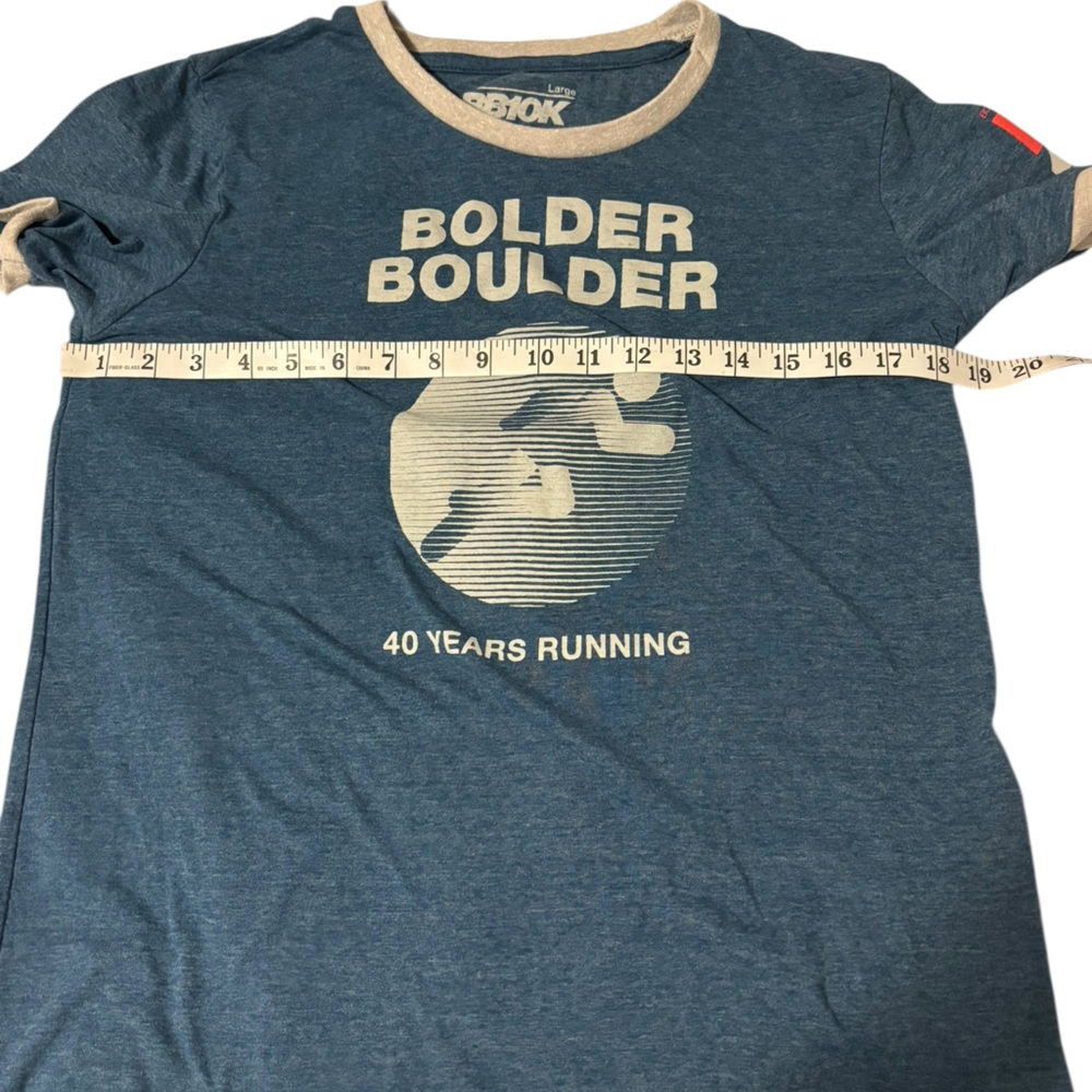 VTG Womens Large Bolder Boulder Running Tee Shirt - Picture 5 of 5